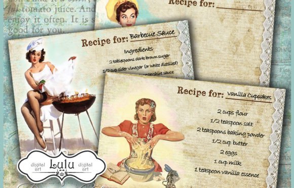 Download Pin Up Recipe Cards - Premium Bundle